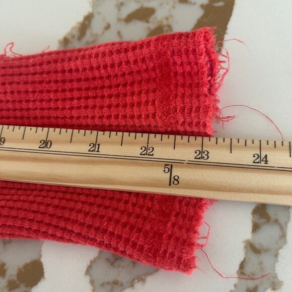 Soft Surroundings Top Waffle Knit My Time Shirt SZXL Pink Long Sleeve Button - Picture 11 of 11